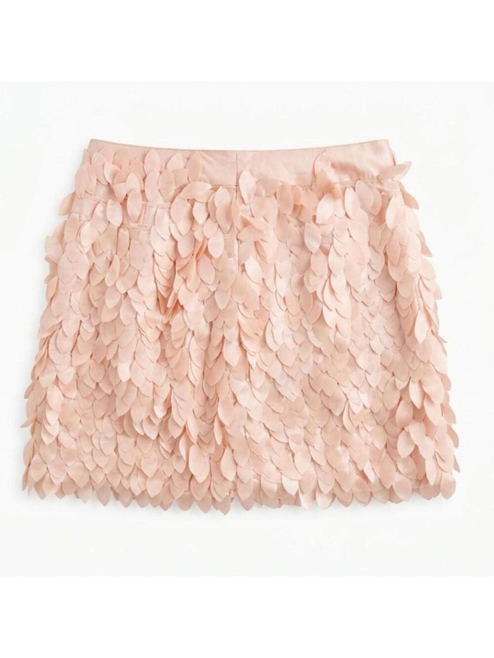 Artsy textured petal leaf mini skirt from the Kardashian Kollection.